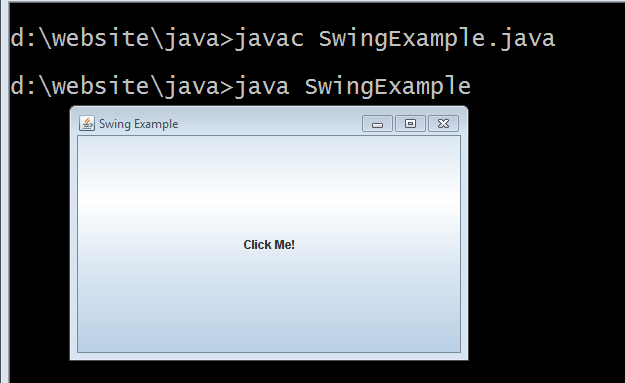 Simple Swing Program