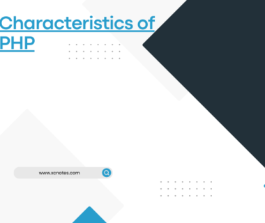 Characteristics of PHP