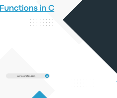 Functions in C