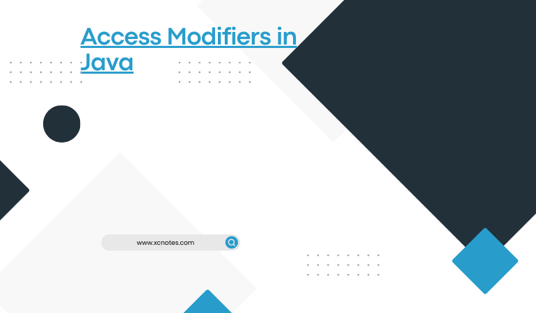 Access Modifiers in Java
