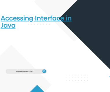 Accessing Interface in Java
