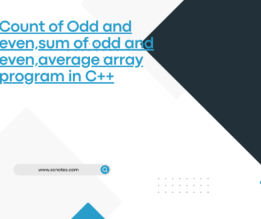 Count of Odd and even,sum of odd and even,average array program in C++