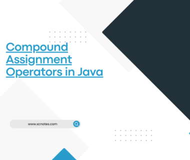 Compound Assignment Operators in Java