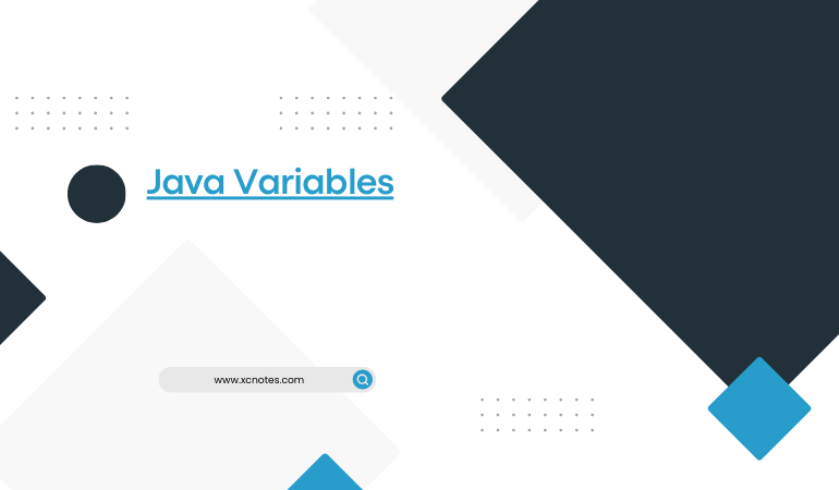 Java Variables