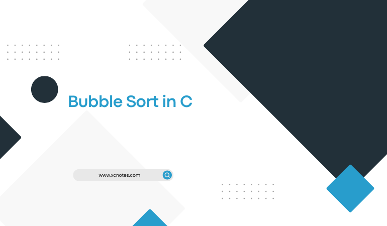 Bubble Sort in C