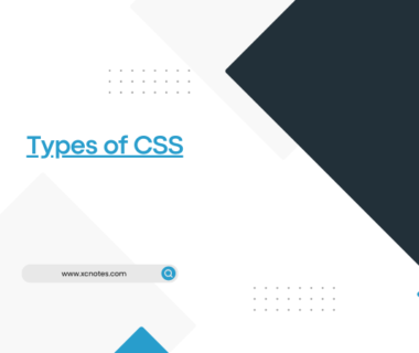 Types of CSS