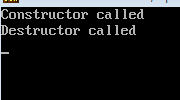 Destructor in C++