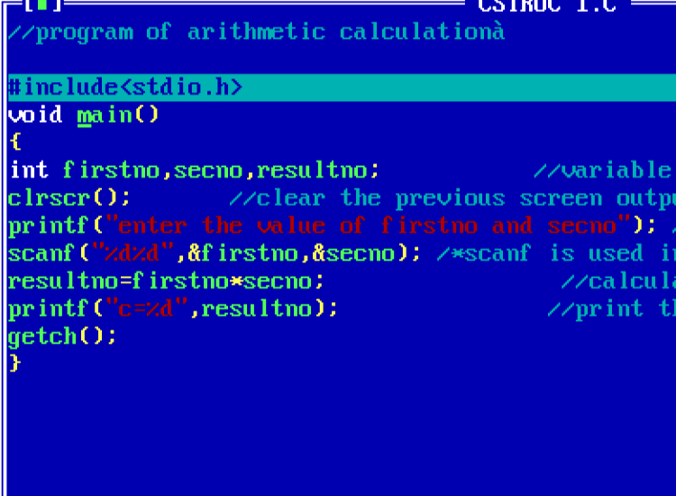 WHAT IS THE STRUCTURE OF THE C PROGRAM?