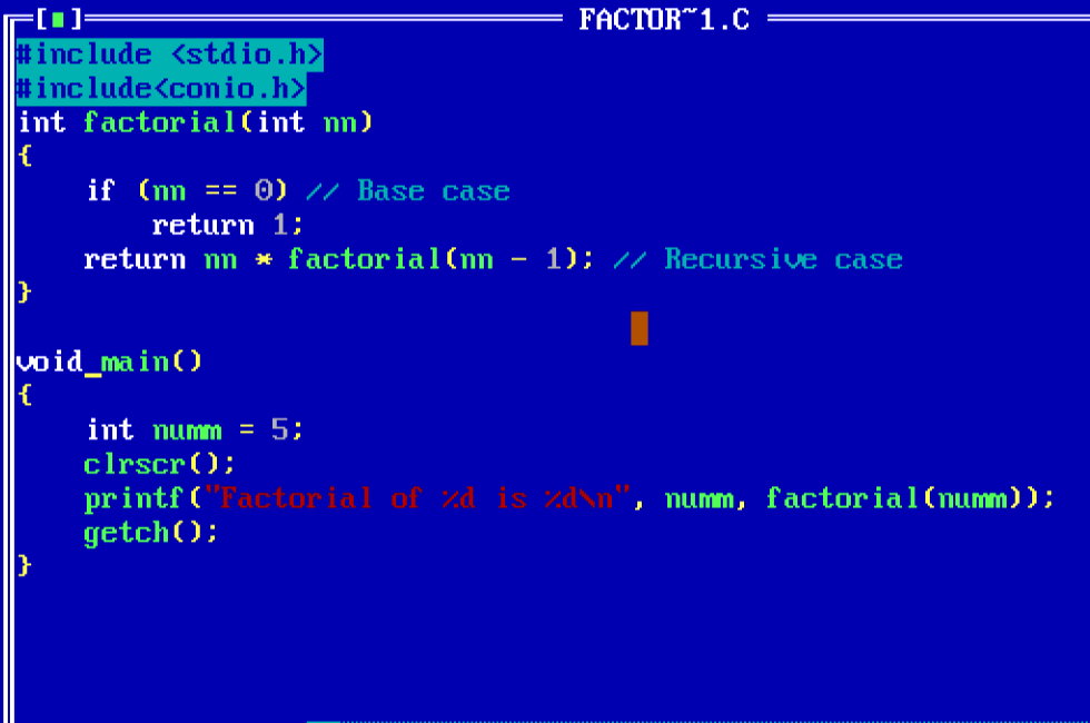 Recursion in Data Structure